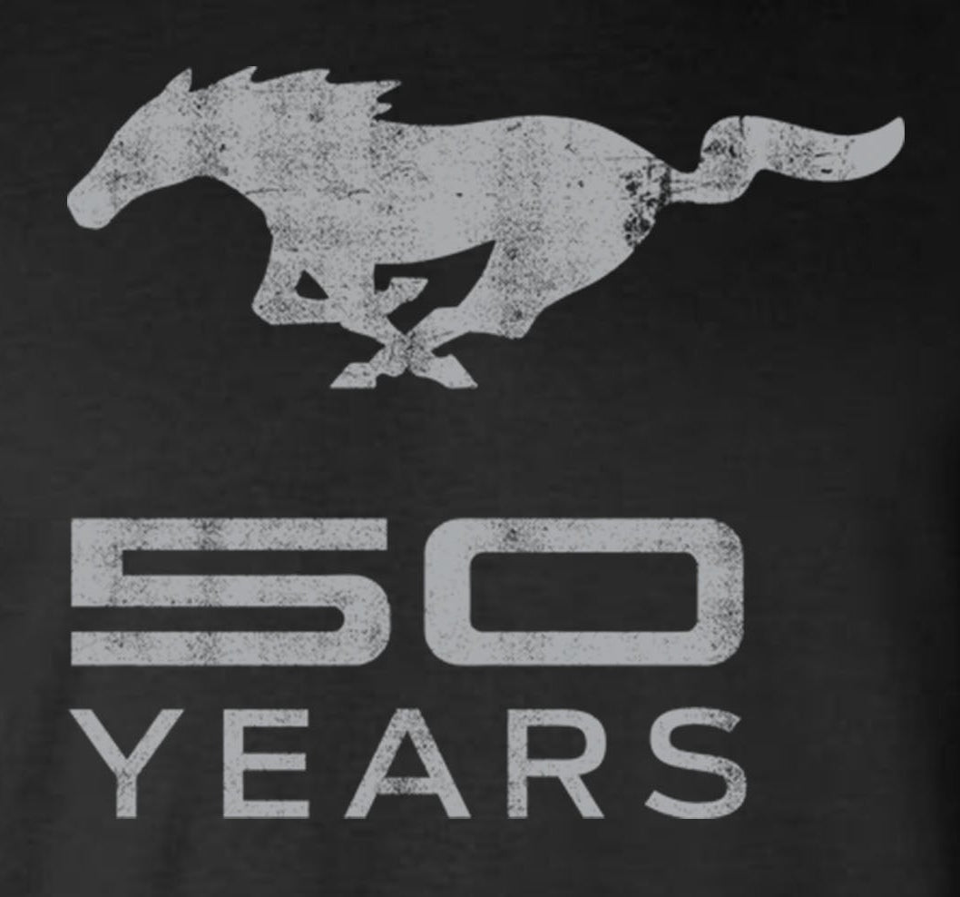 Ford Mustang 50 Years Logo Hoodie / Sweatshirt - Official Licensed Product