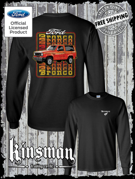 Ford Bronco 1983 2-Sided Long Sleeve T-Shirt