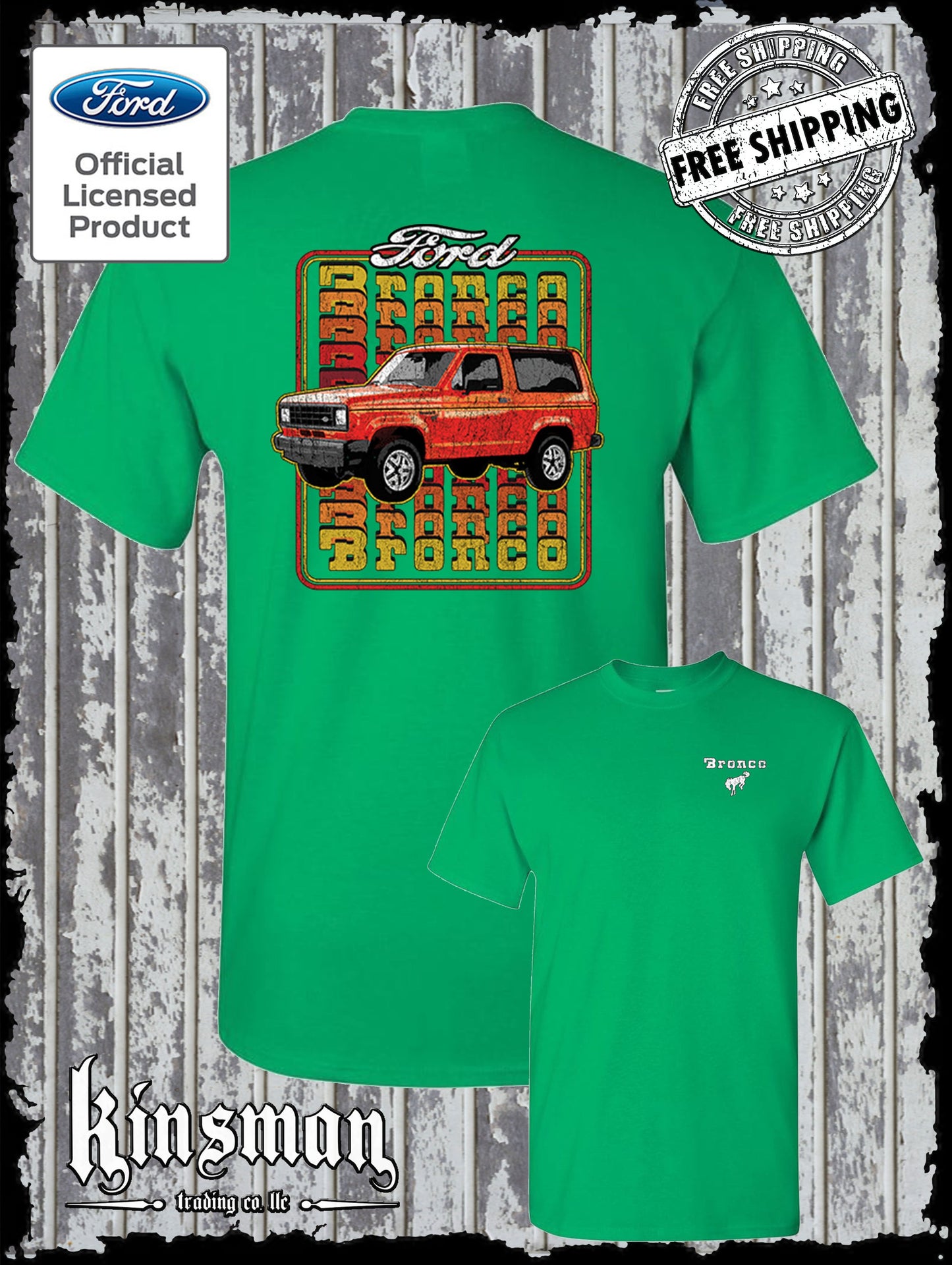 Ford Bronco 1983 2-Sided T-Shirt