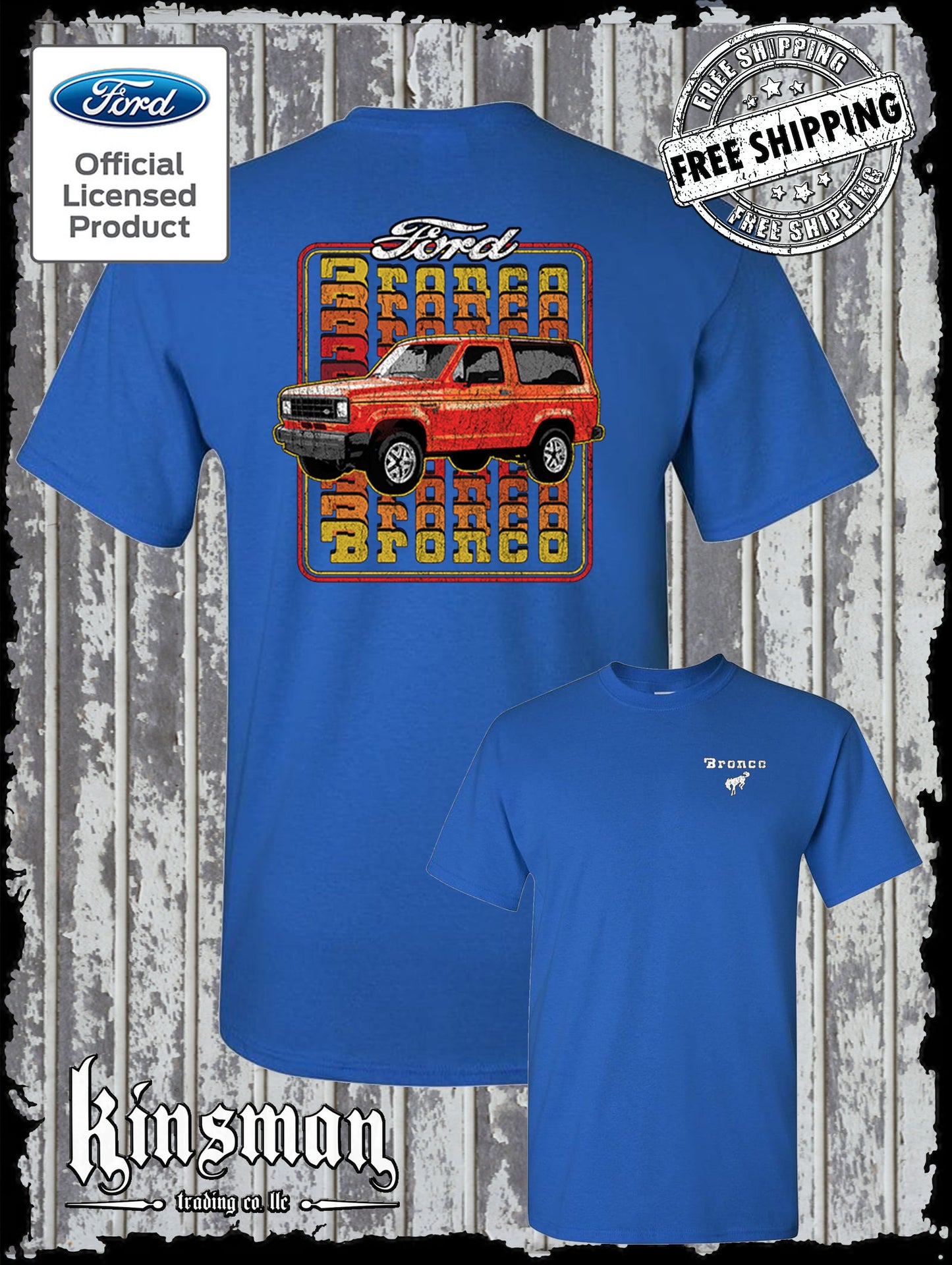 Ford Bronco 1983 2-Sided T-Shirt