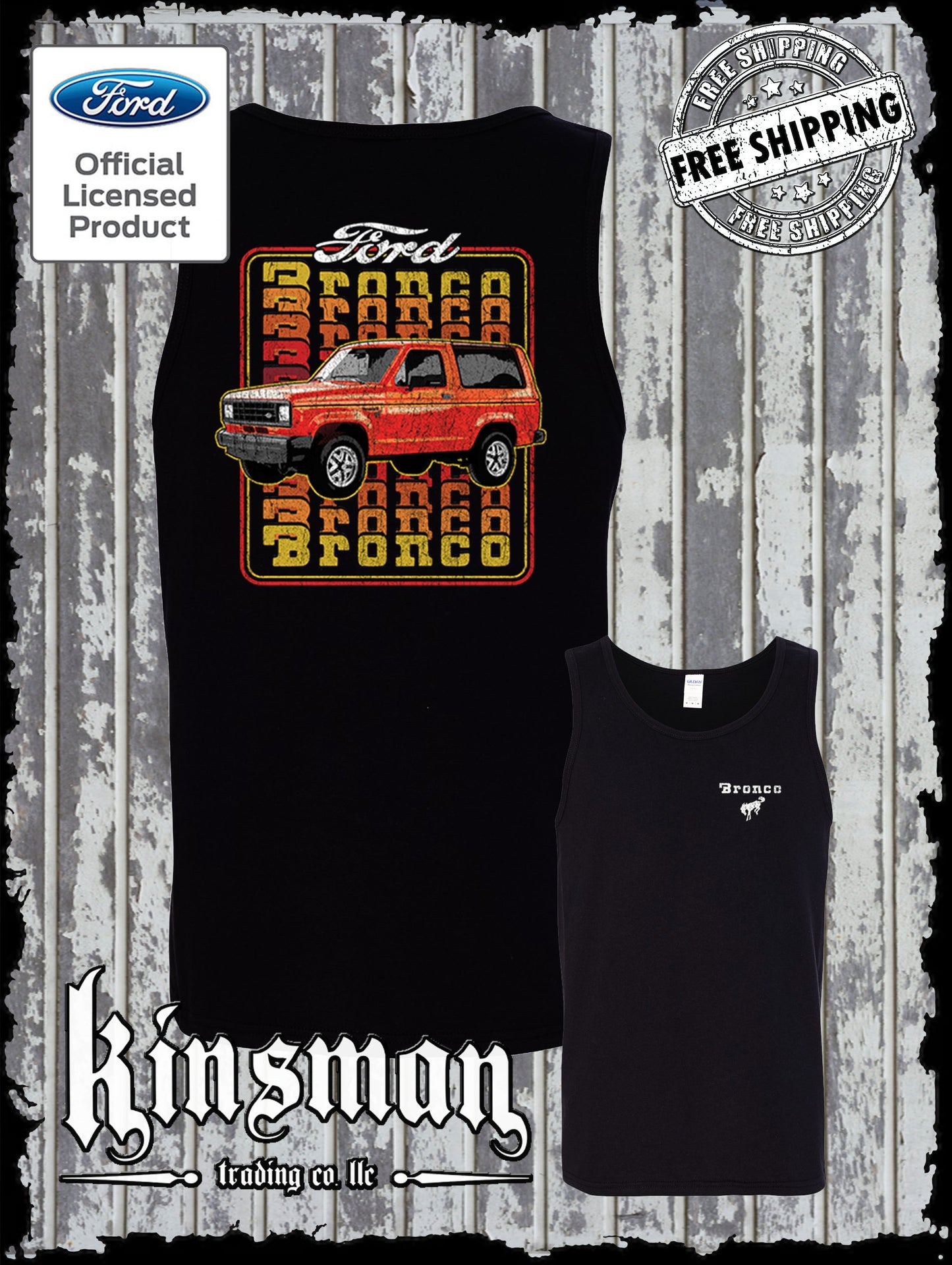 Ford Bronco 1983 2-Sided Tank Top T-Shirt