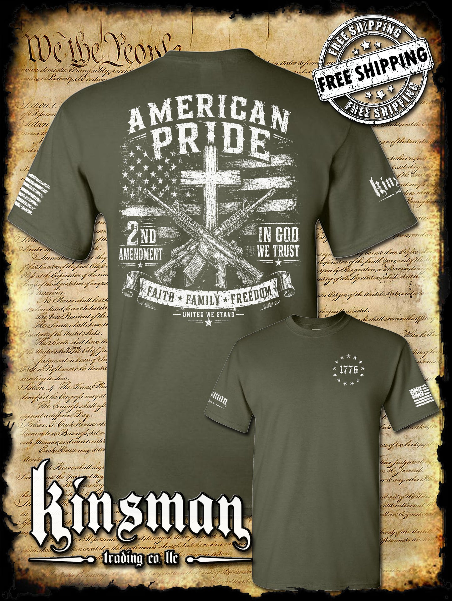 American Pride 2nd Amendment T-Shirt