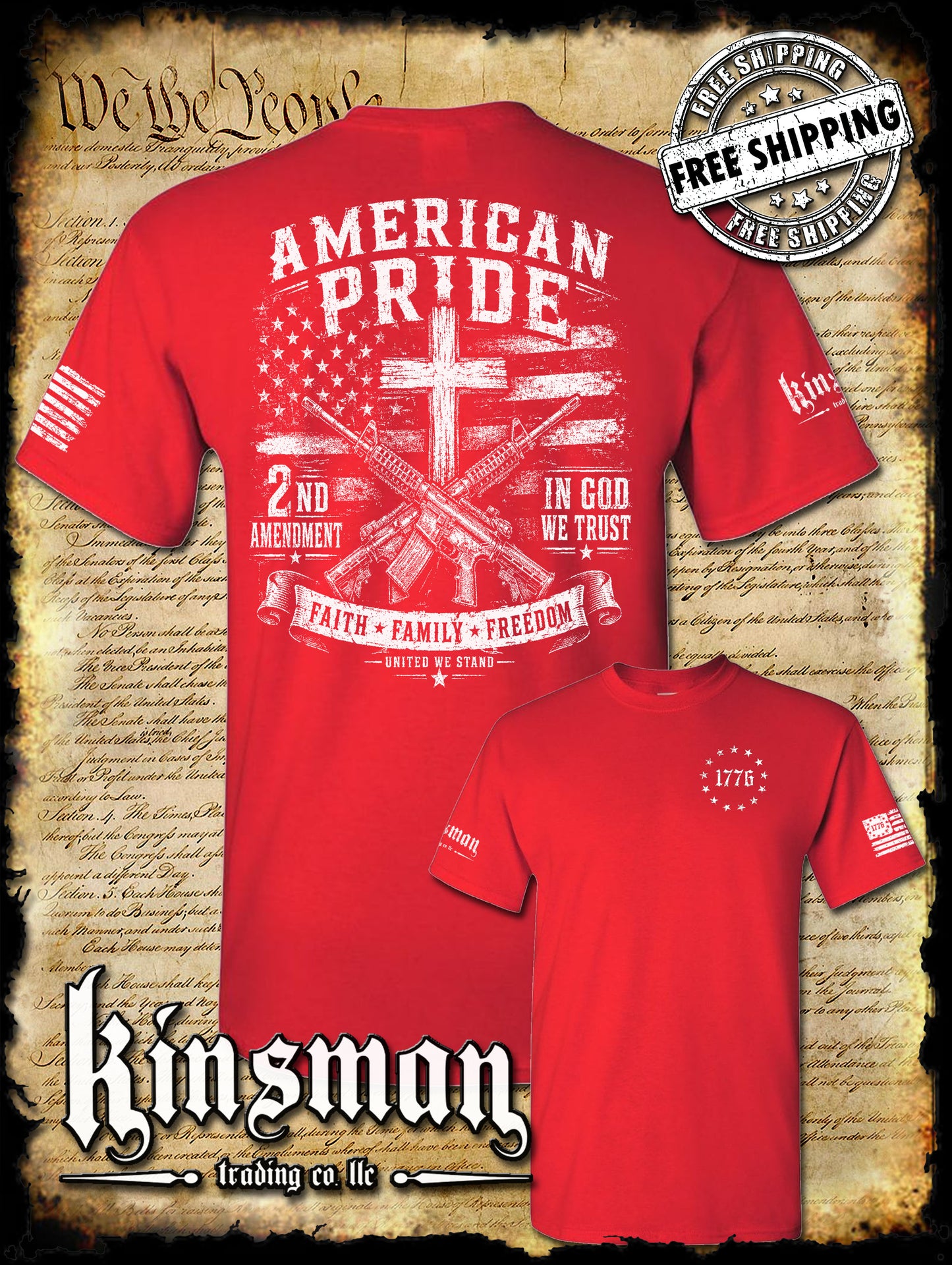 American Pride 2nd Amendment T-Shirt