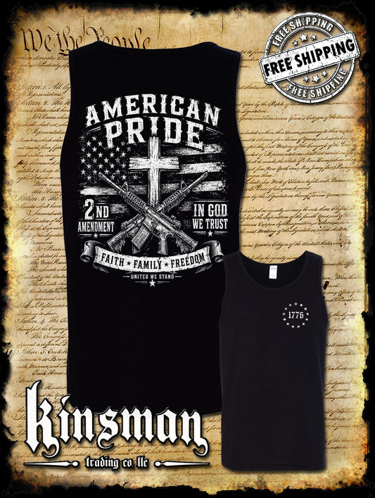 American Pride 2nd Amendment Tank Top T-Shirt