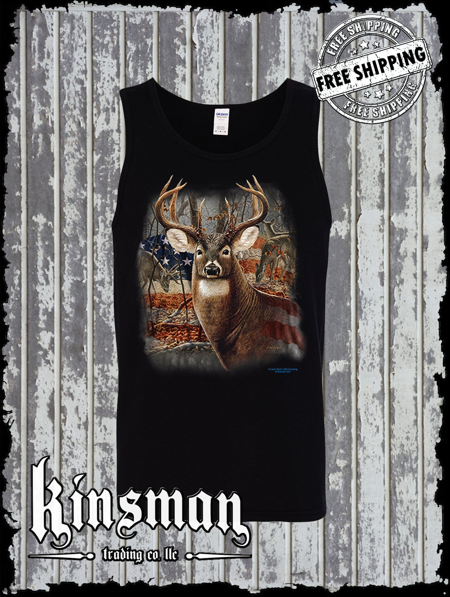 American Deer Tank Top T-Shirt