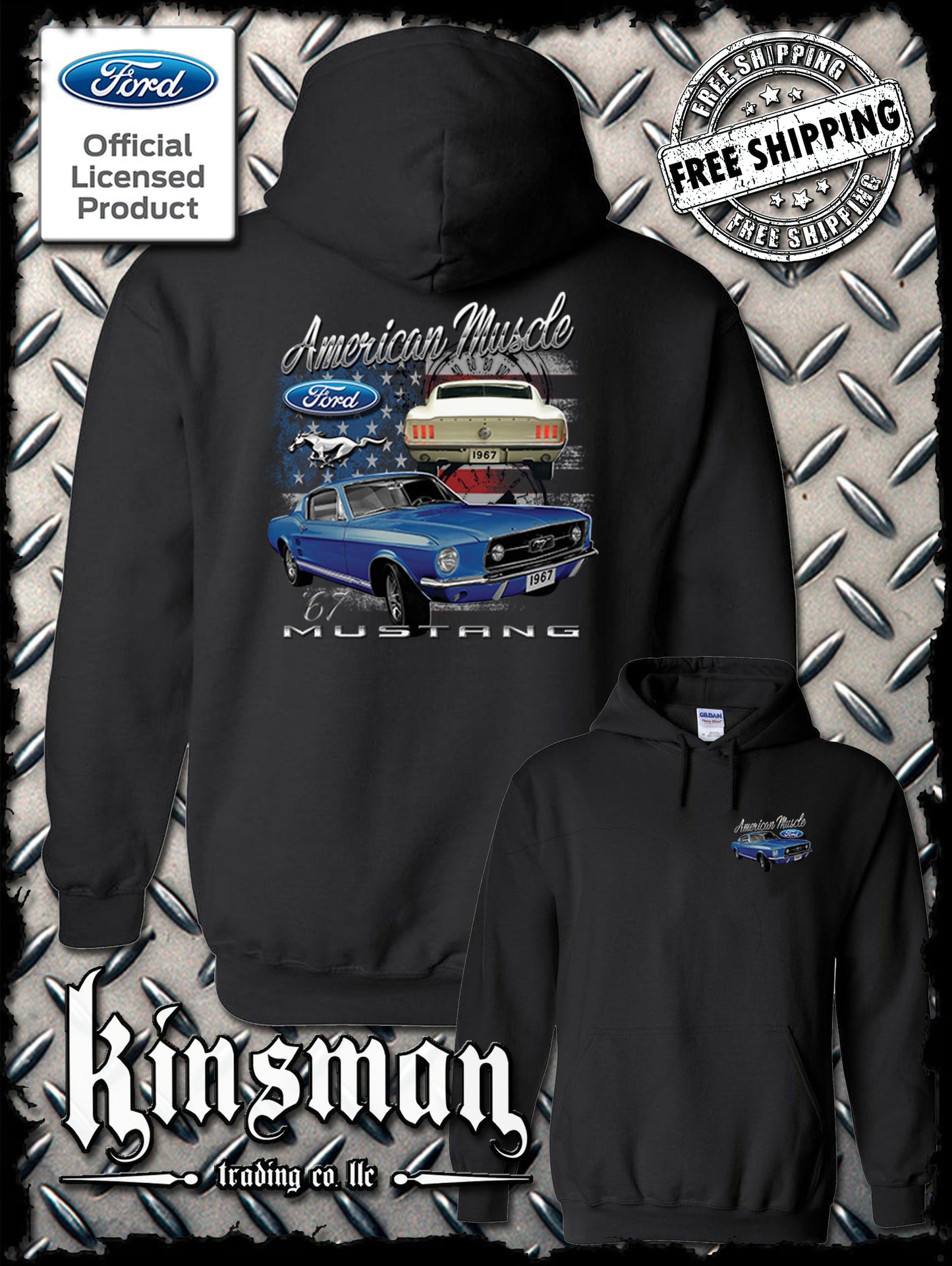 Ford American Muscle Mustang Hoodie / Sweatshirt