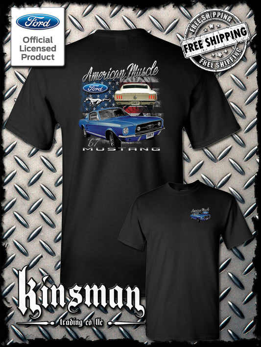 Ford American Muscle Mustang 2-Sided T-Shirt