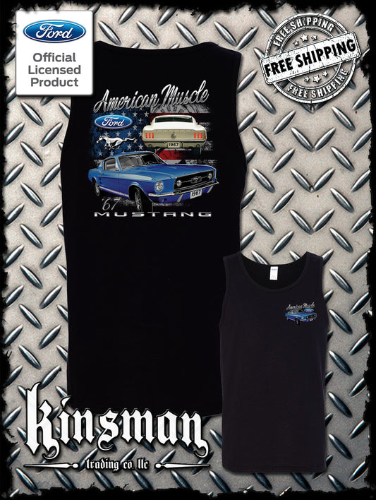 Ford American Muscle Mustang 2-Sided Tank Top T-Shirt