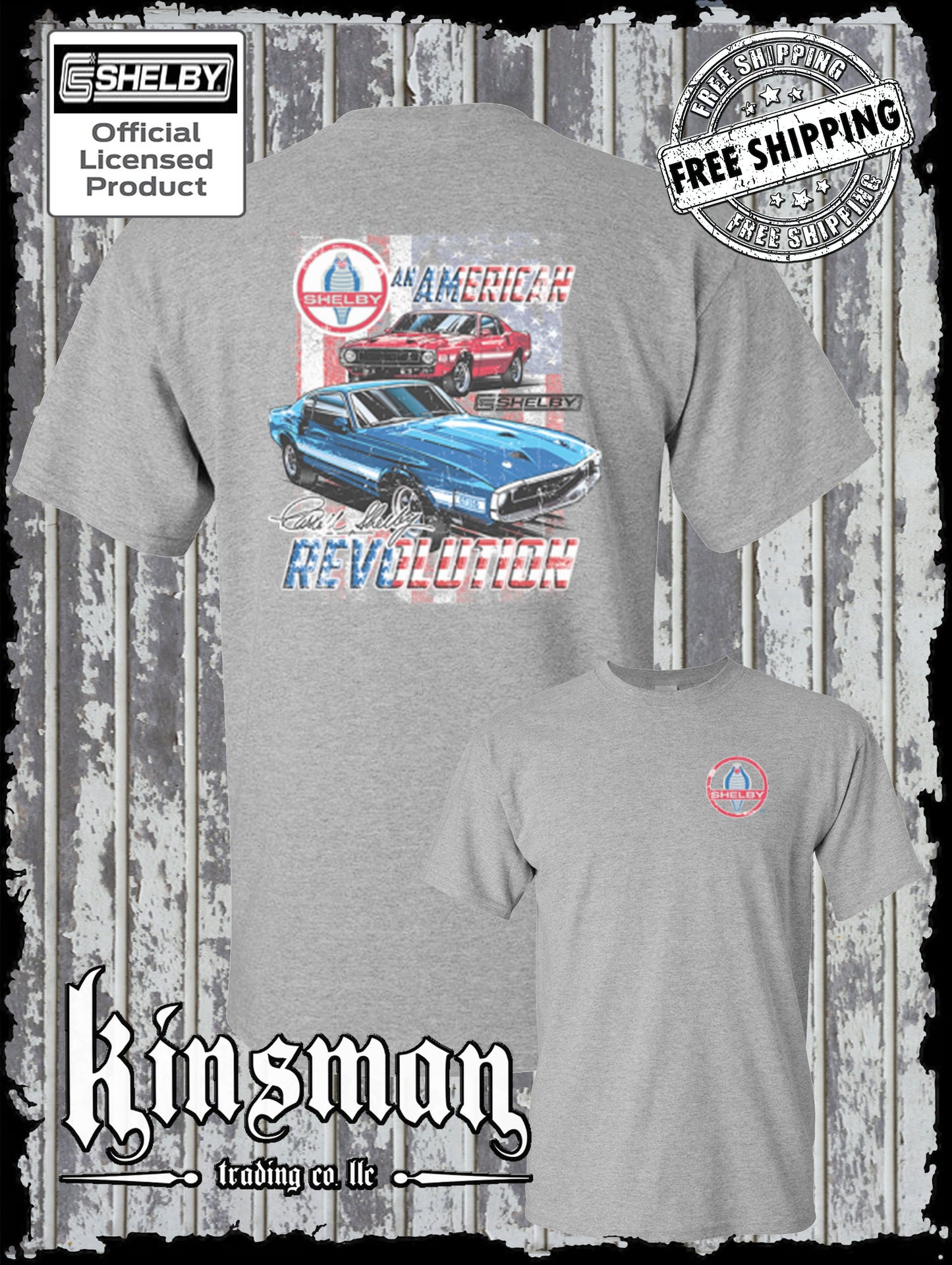 Shelby American Revolution 2-Sided T-Shirt