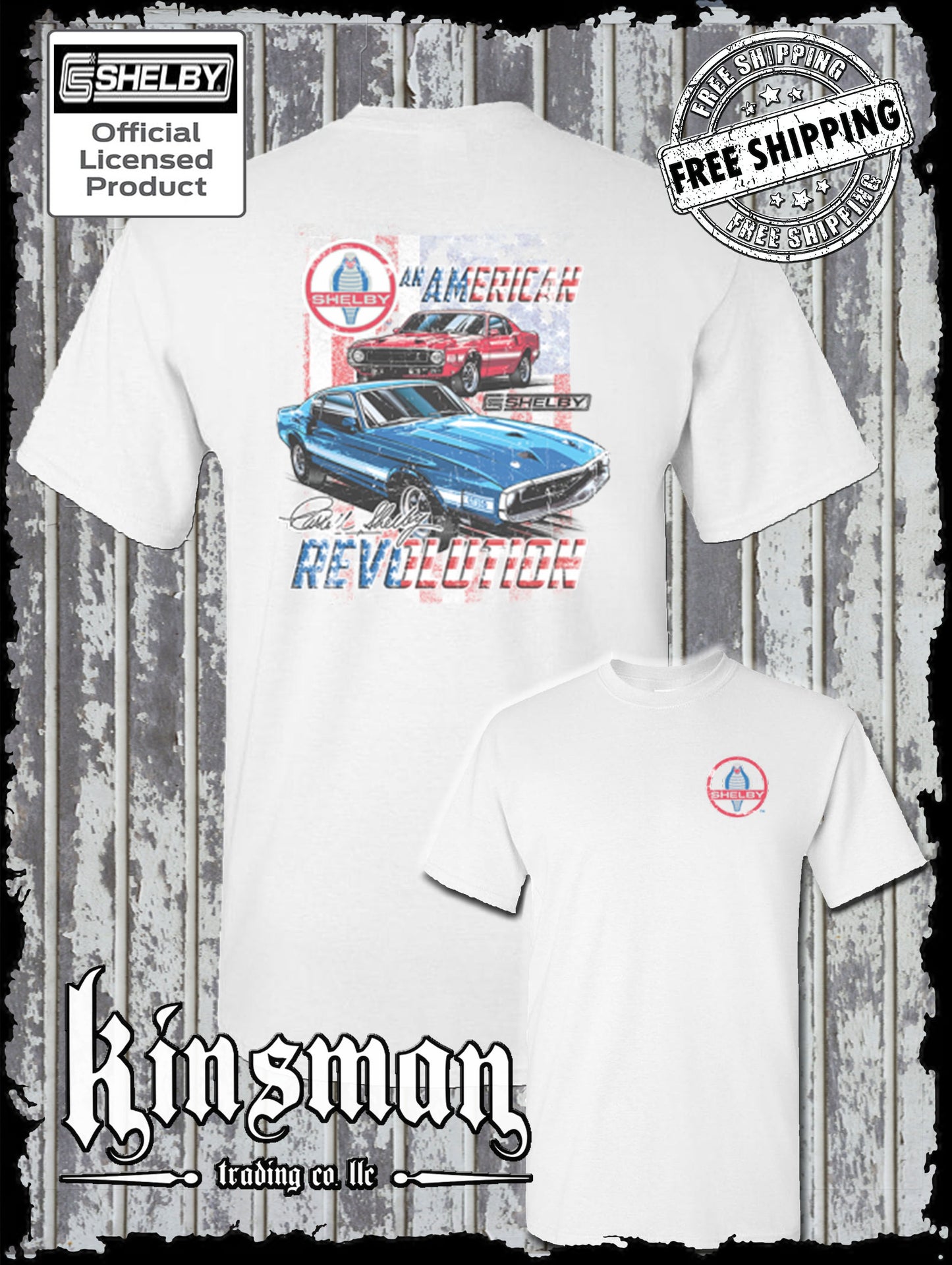 Shelby American Revolution 2-Sided T-Shirt