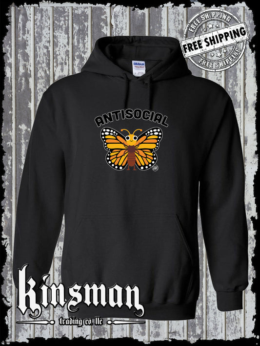Antisocial Butterfly Hoodie / Sweatshirt Todd Goldman Licensed