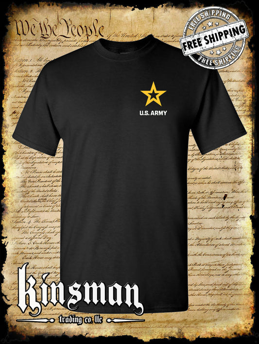 US Army New Logo Crest T-Shirt / United States of America Military Licensed