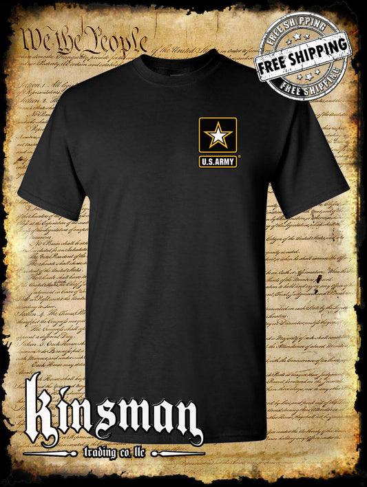 US Army Logo Crest T-Shirt / United States of America Military Official Licensed