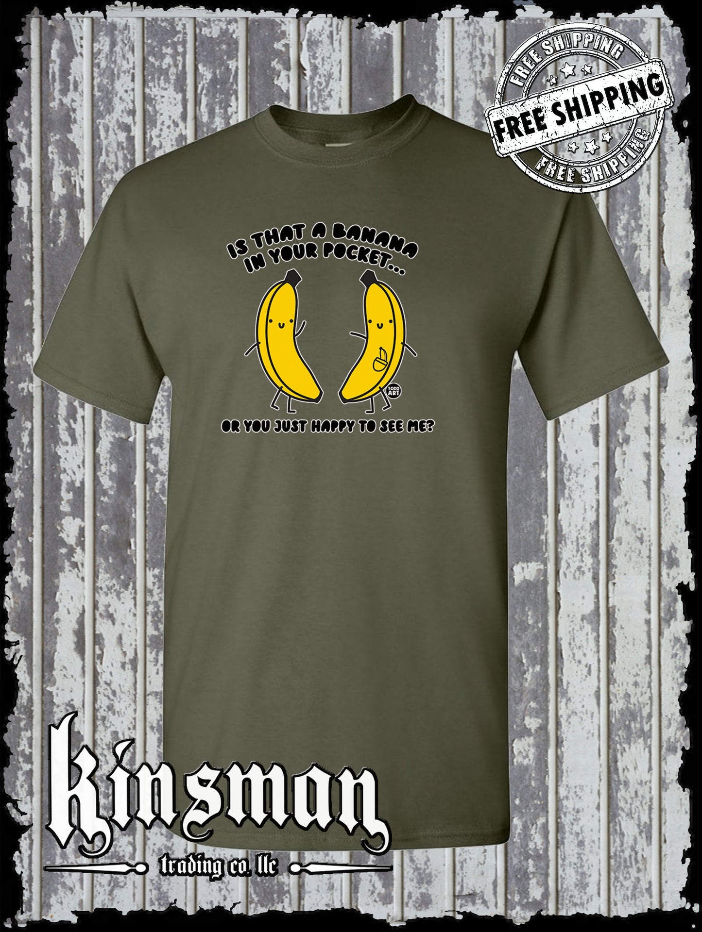 Is That a Banana In Your Pocket? T-Shirt Todd Goldman Licensed