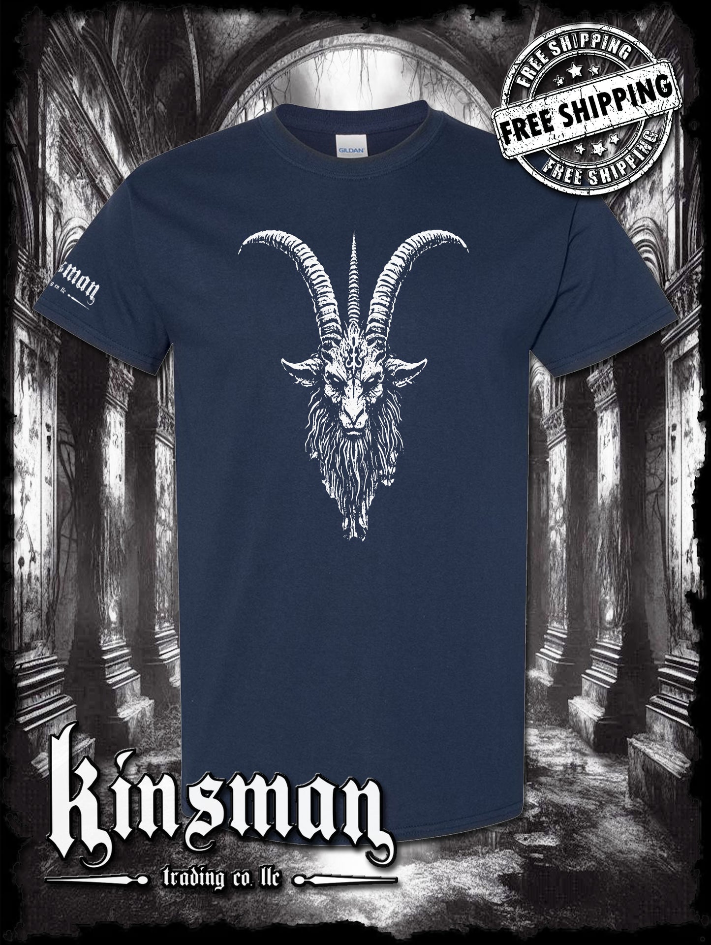 Baphomet Goat Head T-Shirt