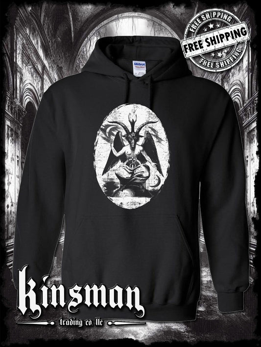 Baphomet Satanic Graphic Hoodie / Sweatshirt - Devil Evil Occult