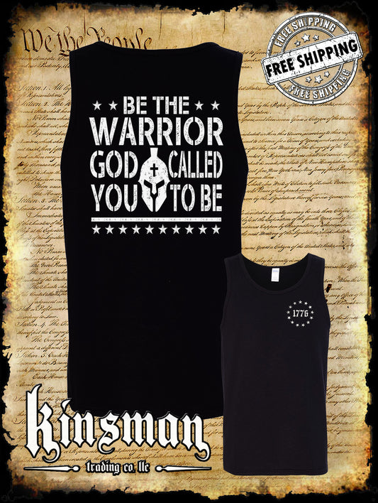 Be The Warrior God Called You To Be 2-Sided Tank Top T-Shirt 2nd Amendment US