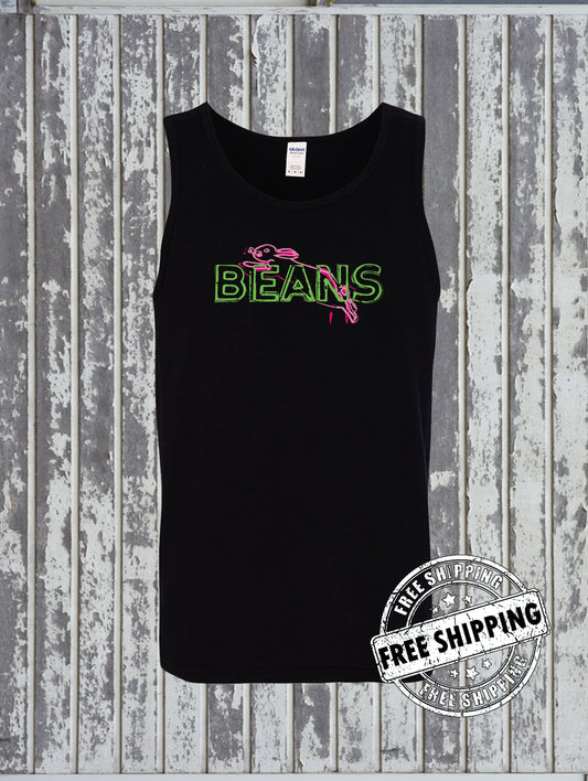 Saginaw BEANS Bunny Tank Top T-Shirt - Mid-Michigan Landmark Souvenir Flint