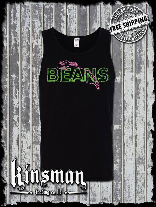 Saginaw BEANS Bunny Tank Top T-Shirt - Mid-Michigan Landmark Souvenir Flint