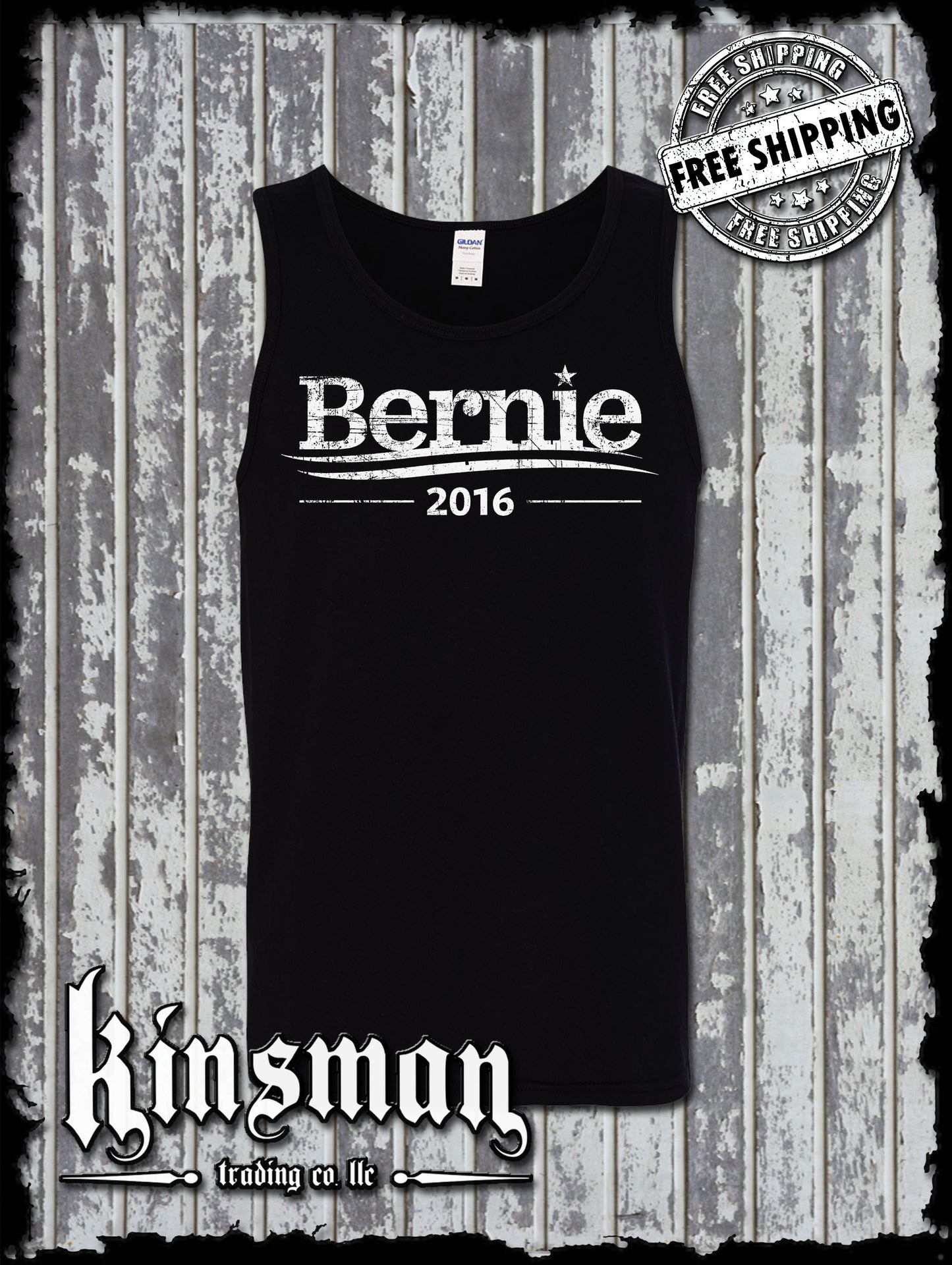 Bernie Sanders For President 2016 Retro Political Tank Top T-Shirt Democrat