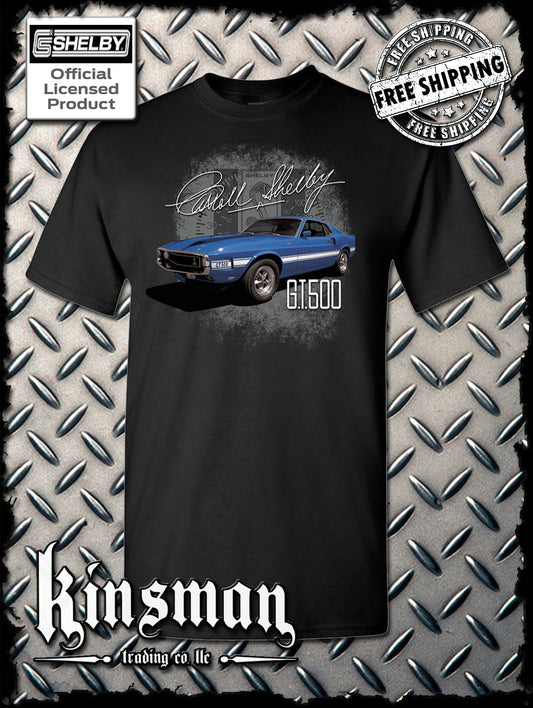 Carroll Shelby Blue GT 500 T-Shirt