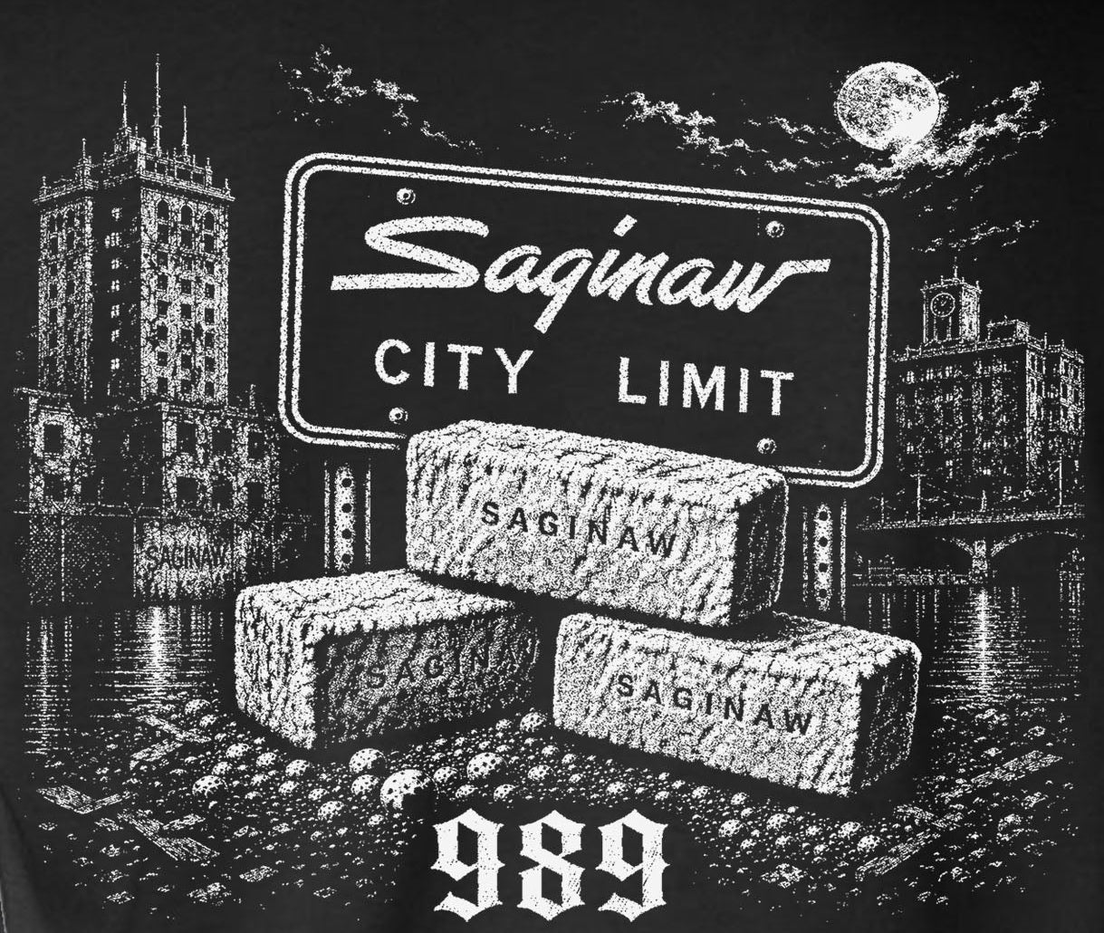 Saginaw City Brick 989 Long Sleeve T-Shirt