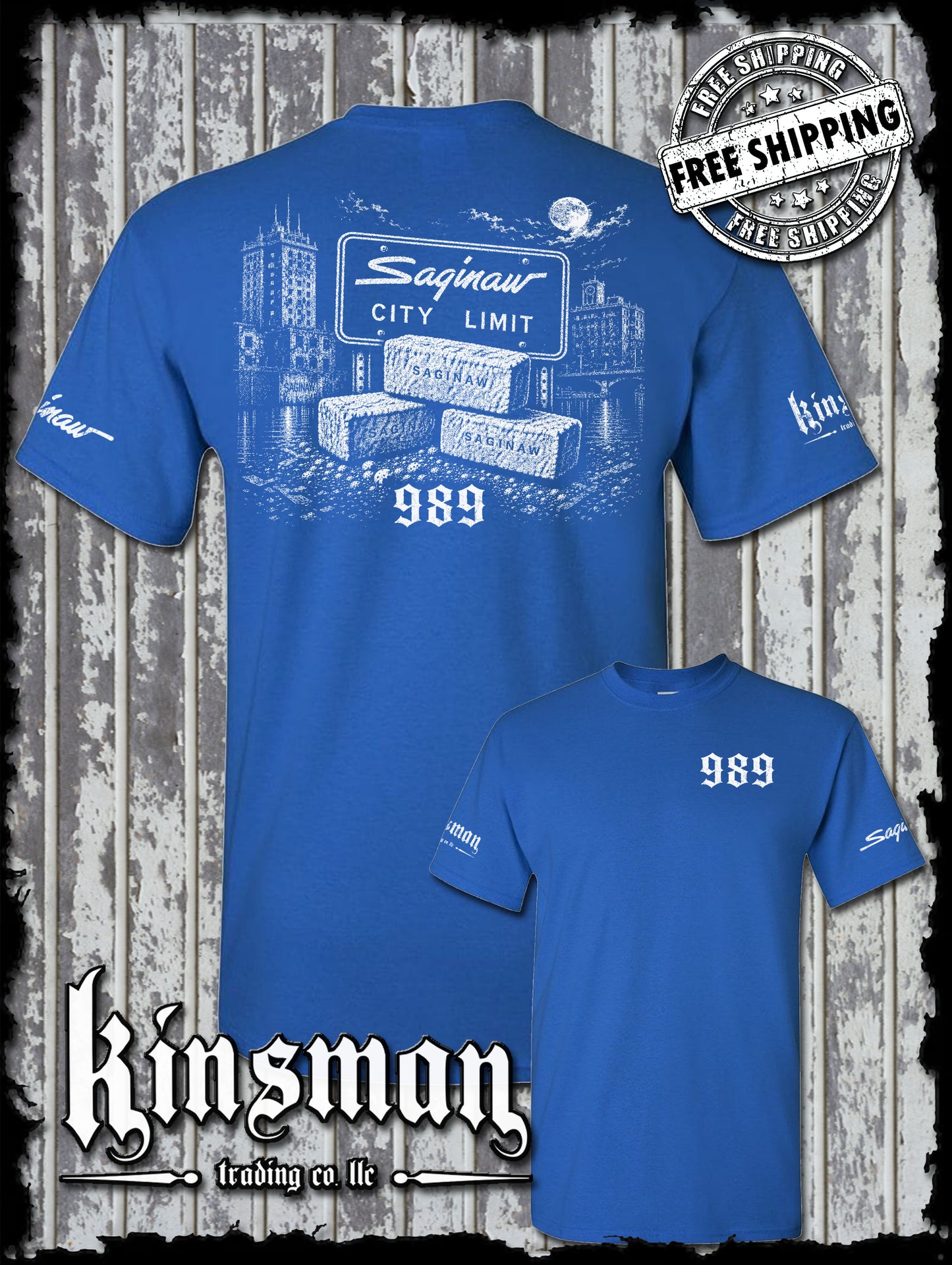 Saginaw City Brick 989 T-Shirt