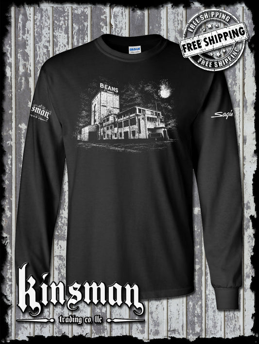 Saginaw Beans Building Long Sleeve T-Shirt