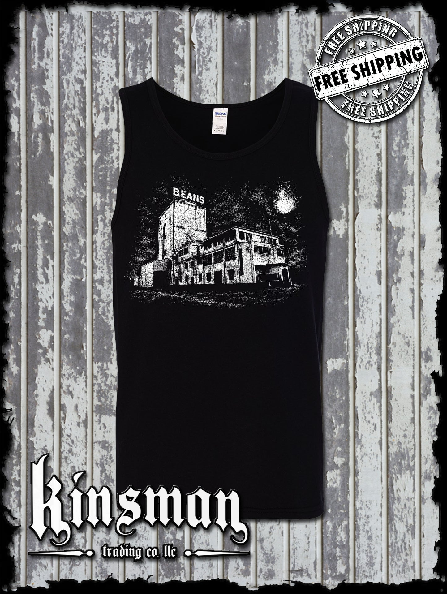 Saginaw Beans Building Tank Top T-Shirt