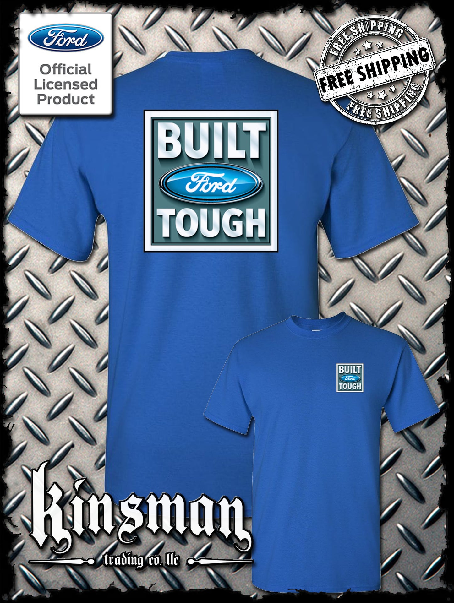 Built FORD Tough Logo 2-Sided T-Shirt