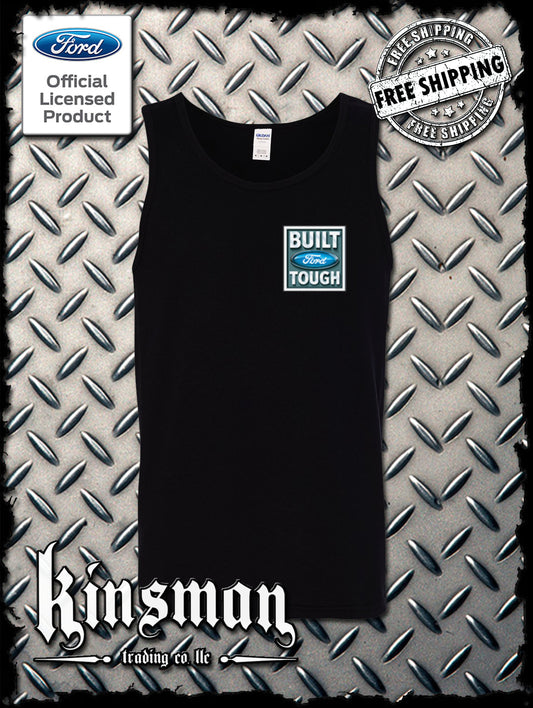 Built FORD Tough Logo Crest Tank Top T-Shirt