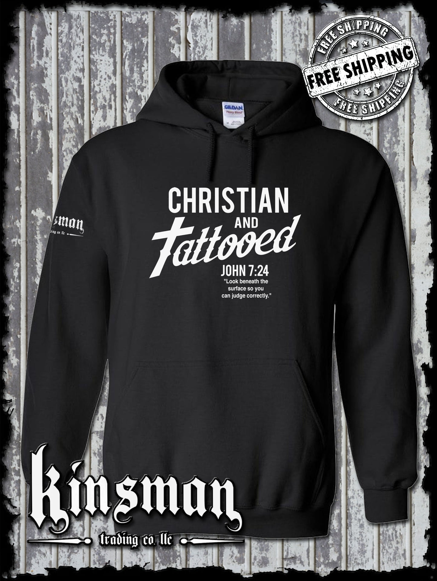 Christian and Tattooed Hoodie / Sweatshirt
