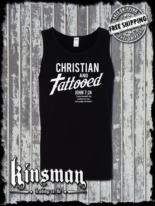 Christian and Tattooed Tank Top T-Shirt