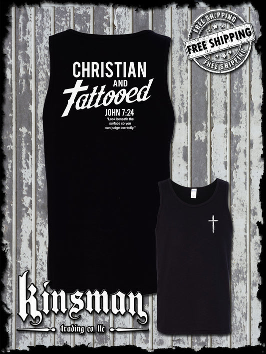 Christian and Tattooed 2-Sided Tank Top T-Shirt