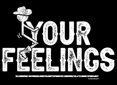 Fck Your Feelings Long Sleeve T-Shirt / Funny Retro Vintage Style 2nd Amendment Freedom USA