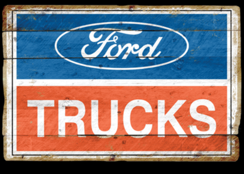 FORD Trucks Vintage Sign Logo Hoodie Sweatshirt / F-150 Official Licensed Product