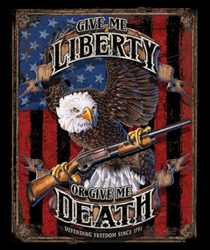 Give Me LIBERTY or Give Me DEATH Hoodie / 2A 2nd Amendment Pro Gun Firearm Rights