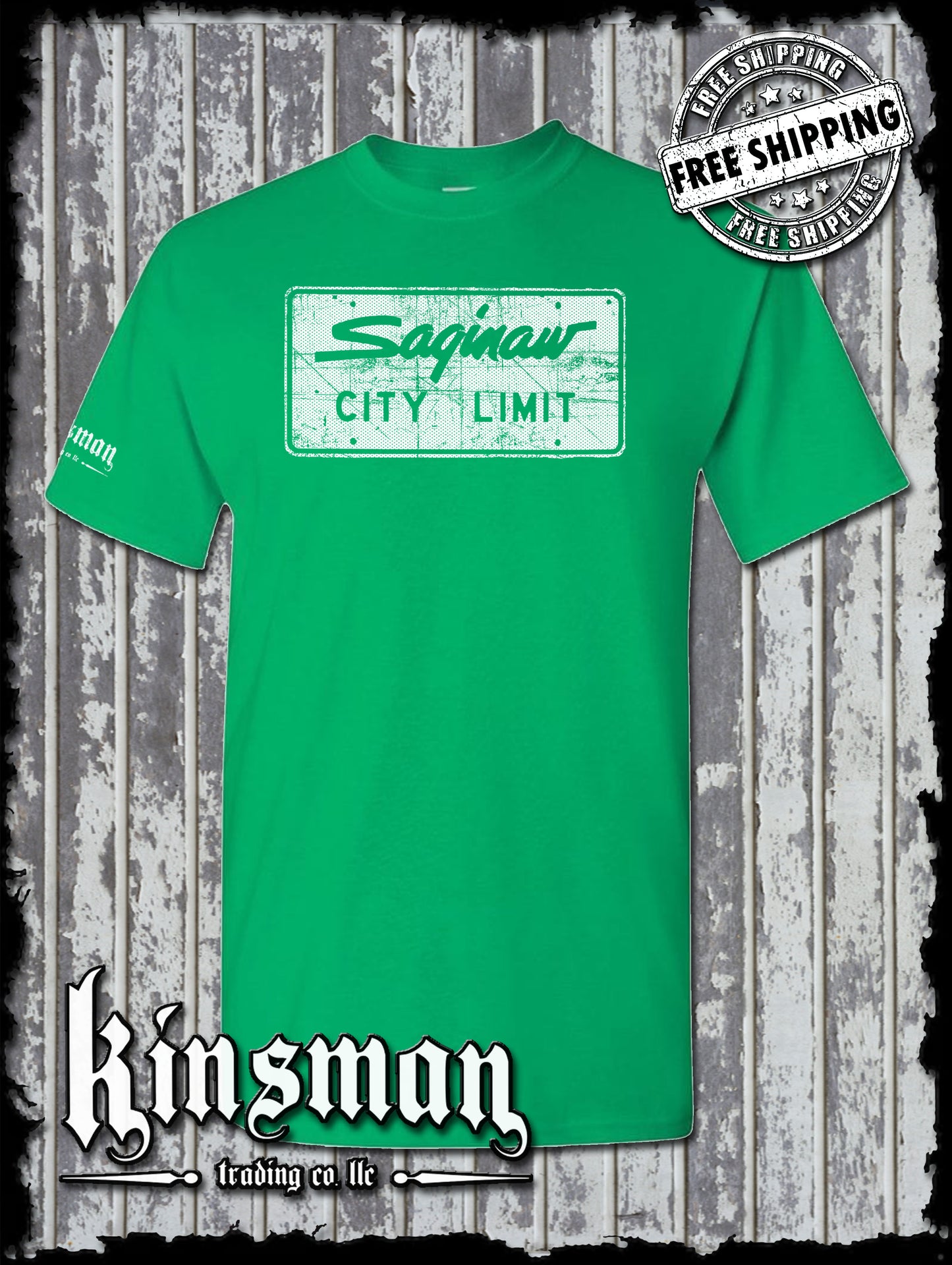 Saginaw City Limit Street Sign T-Shirt