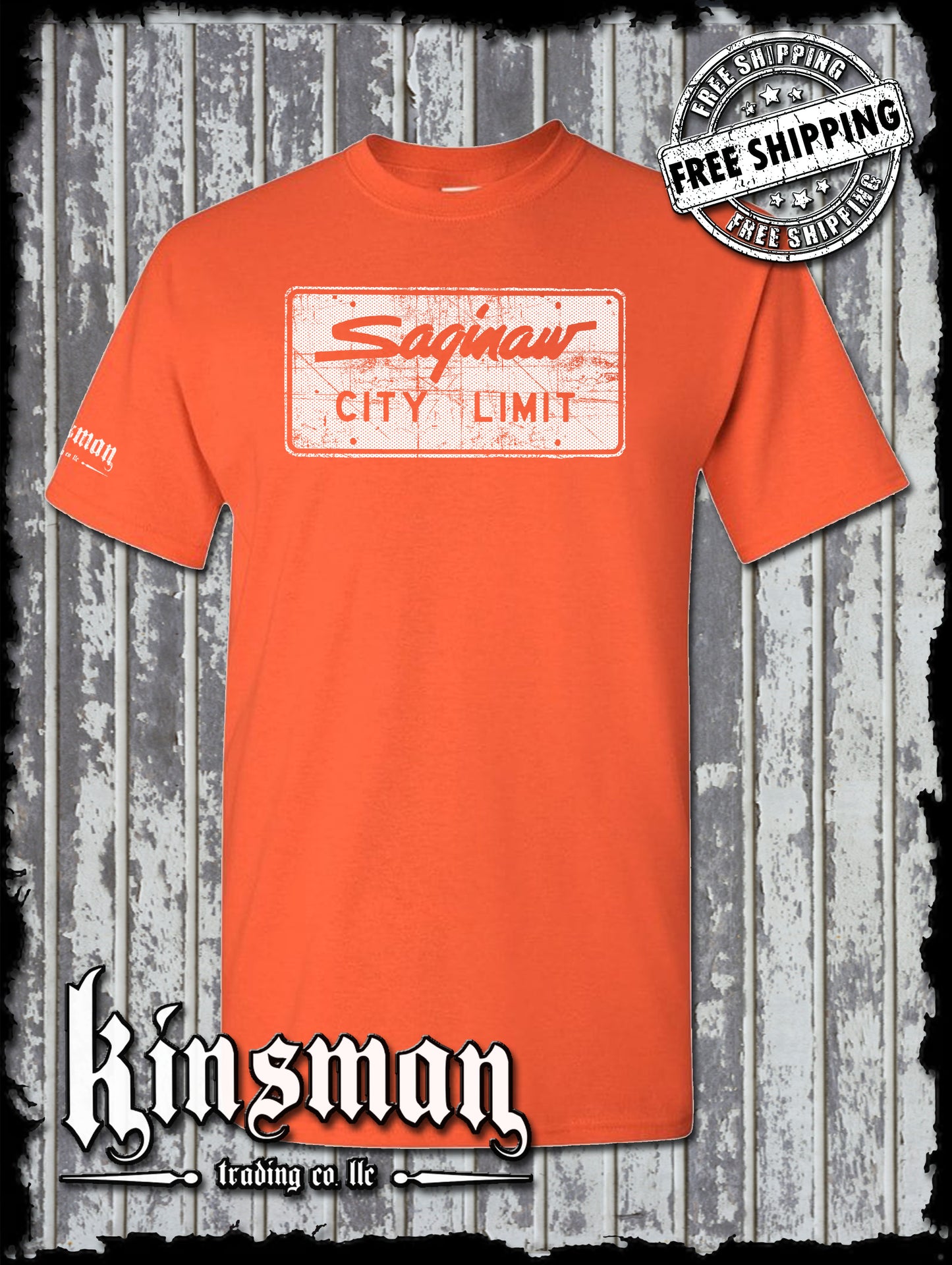 Saginaw City Limit Street Sign T-Shirt