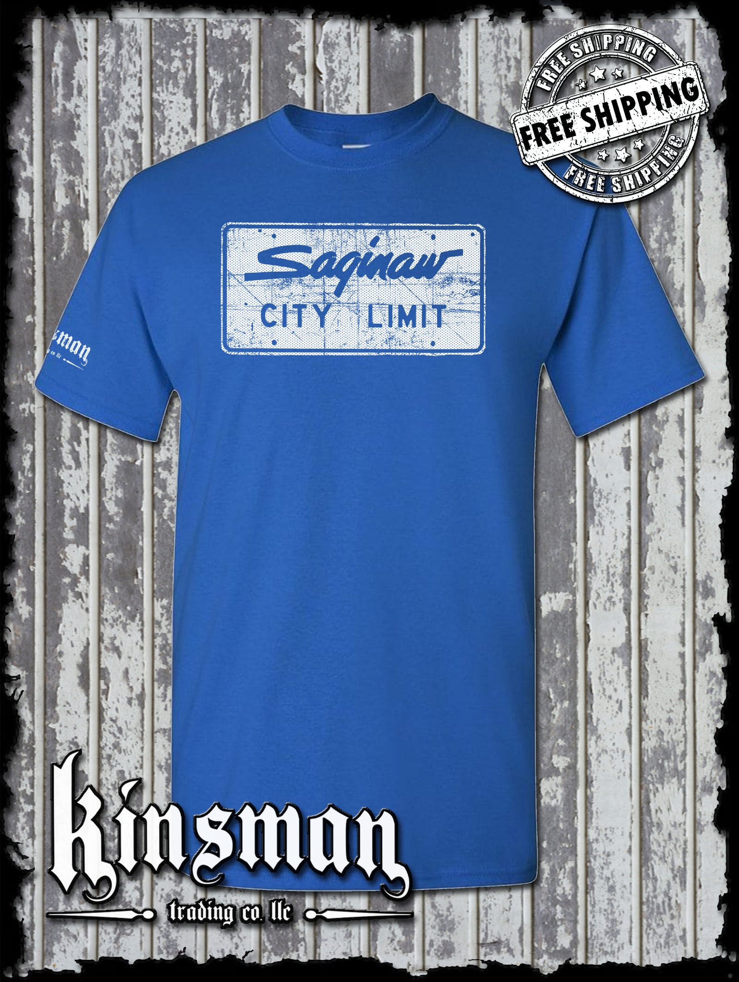 Saginaw City Limit Street Sign T-Shirt