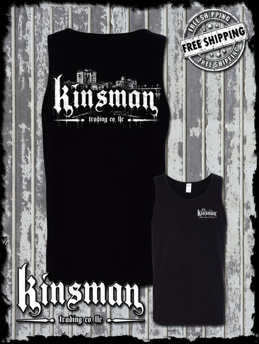 Kinsman Trading Co. LLC Saginaw City Logo Tank Top T-Shirt