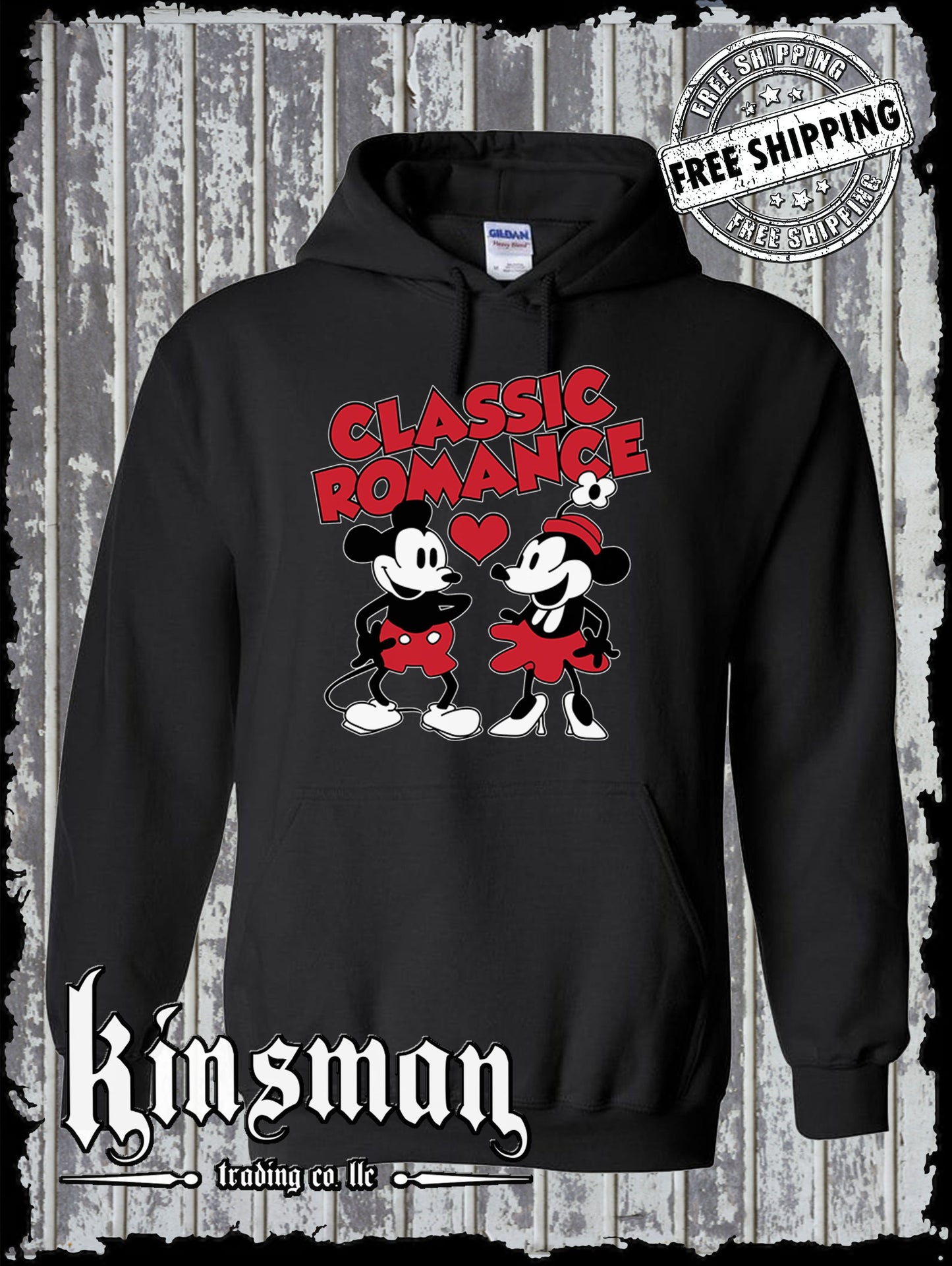 Steamboat Willie Classic Romance Hoodie / Sweatshirt Cartoon Mouse