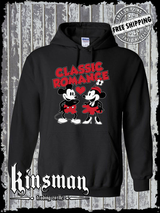 Steamboat Willie Classic Romance Hoodie / Sweatshirt Cartoon Mouse