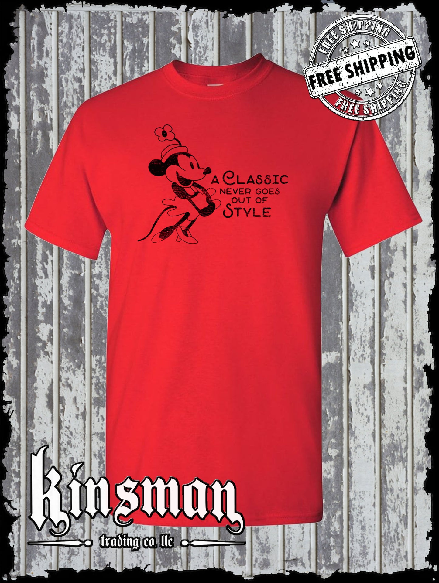 Steamboat Willie - A Classic Never Goes Out of Style T-Shirt - Cartoon Mouse