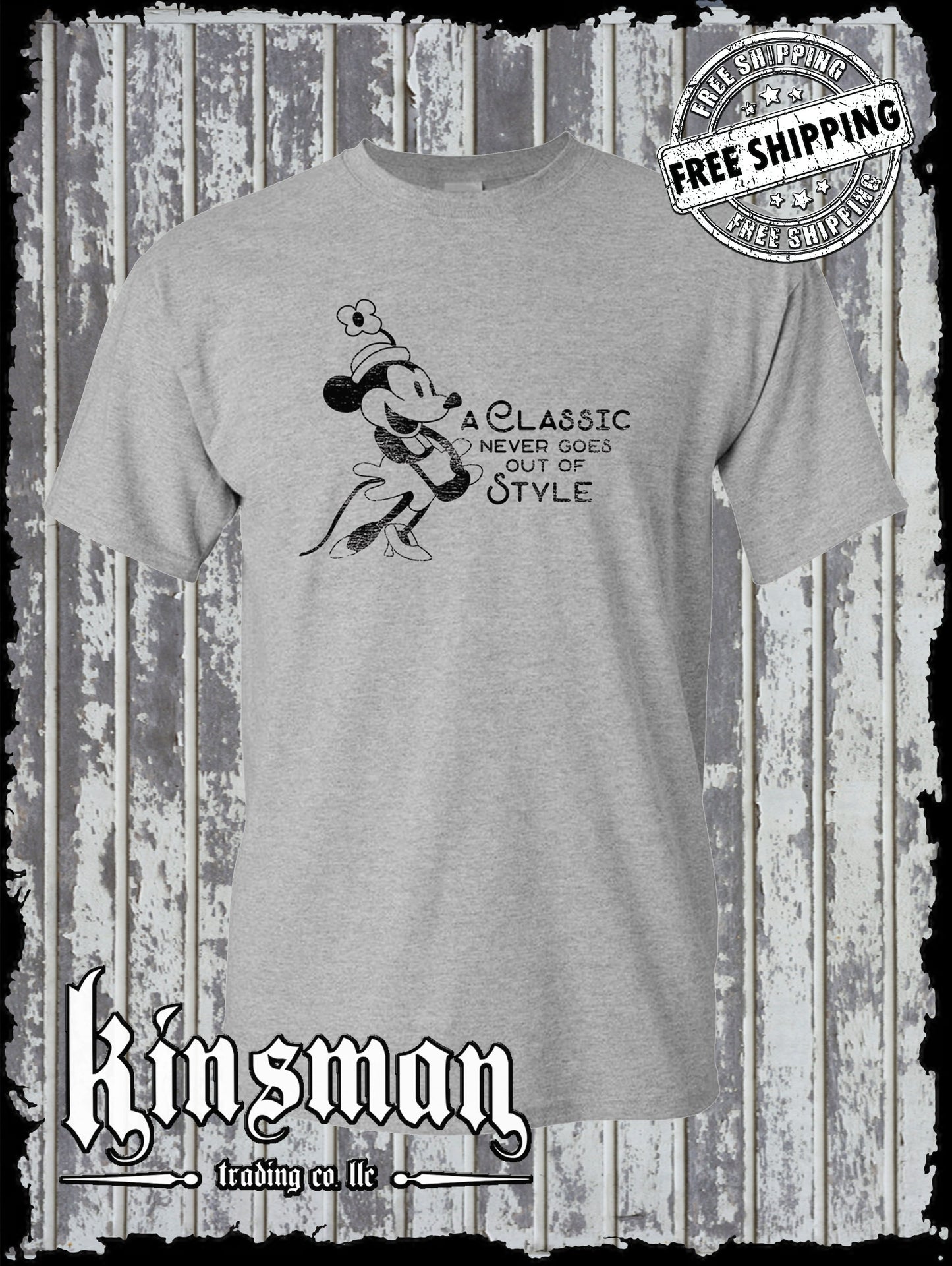 Steamboat Willie - A Classic Never Goes Out of Style T-Shirt - Cartoon Mouse