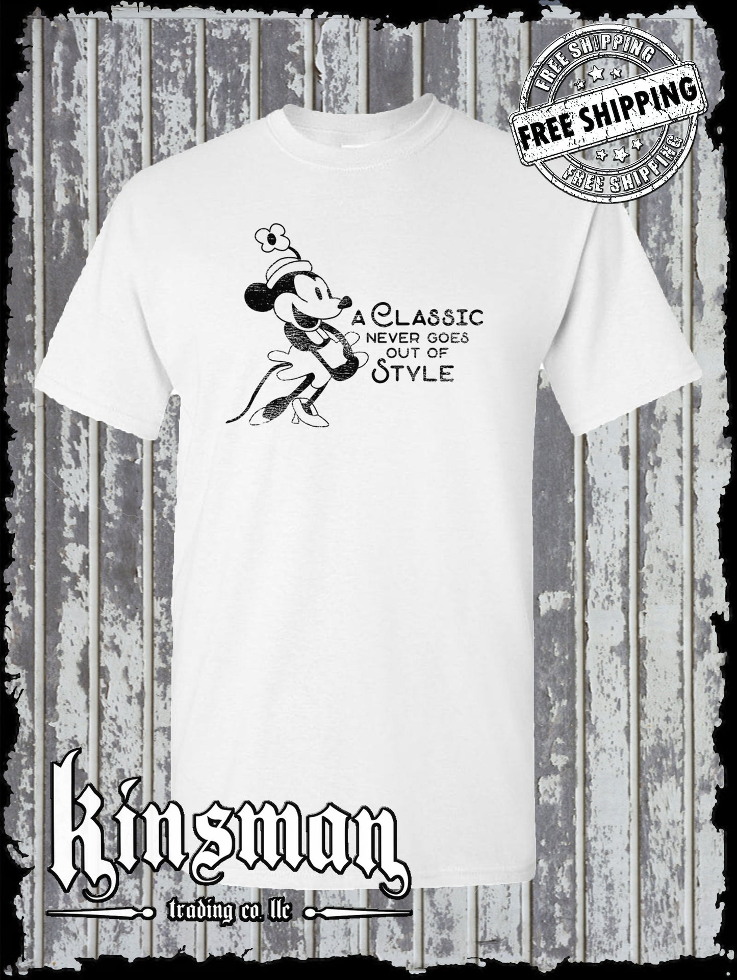 Steamboat Willie - A Classic Never Goes Out of Style T-Shirt - Cartoon Mouse