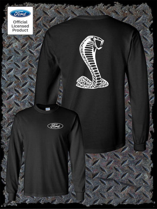 Licensed Ford Cobra Mustang Shelby Long Sleeve T-Shirt / Official Product