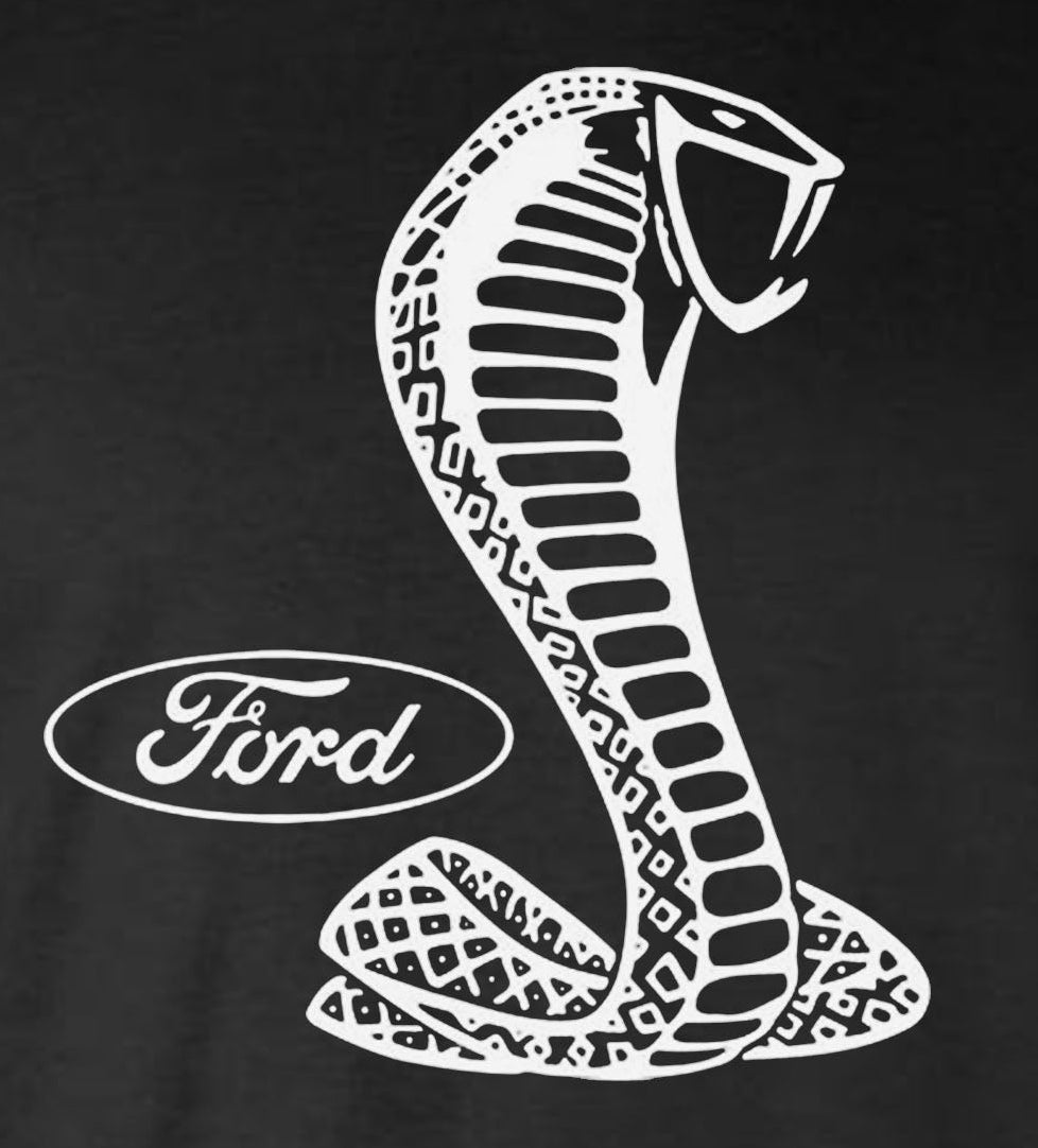 Ford & Shelby Cobra Logo T-Shirt - Licensed / Official Product - GT500
