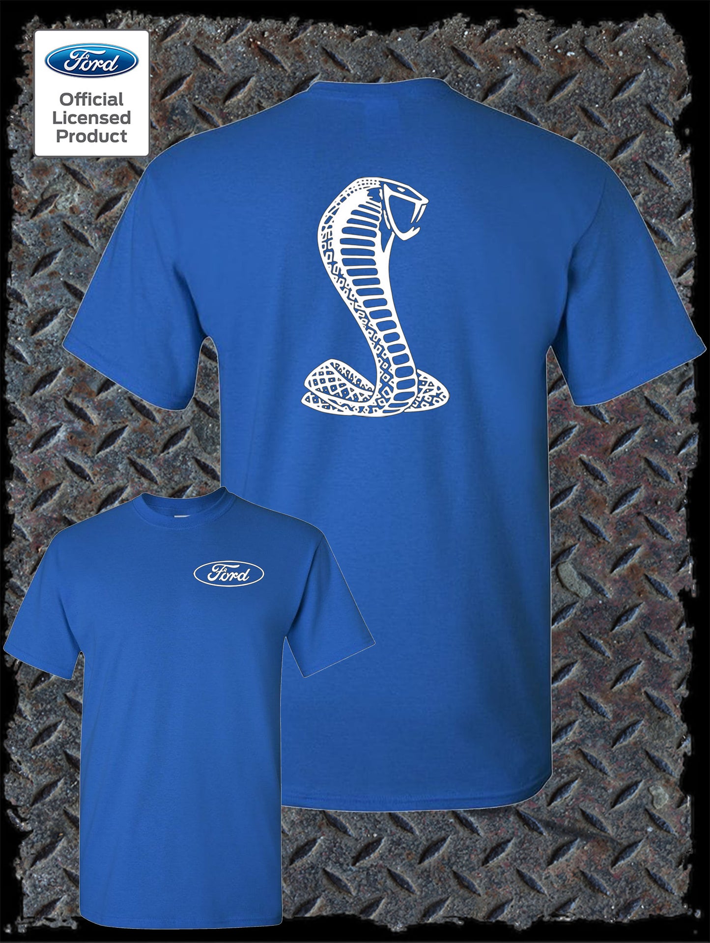 Licensed Ford Cobra Mustang Shelby T-Shirt / Official Product