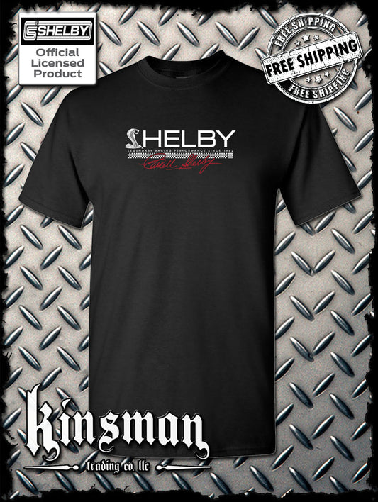 Carroll Shelby Cobra Strip Logo T-Shirt